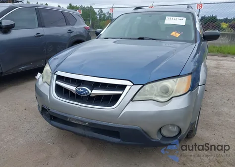 2008 Subaru Outback 2.5I z USA, uszkodzony, nr VIN 4S4BP61C086309309